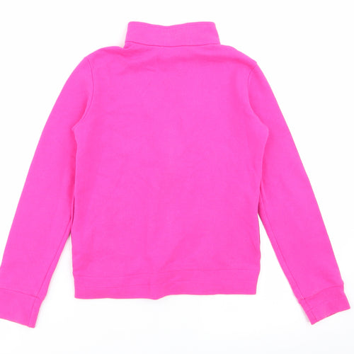 DECATHLON Girls Pink   Full Zip Jumper Size 8 Years