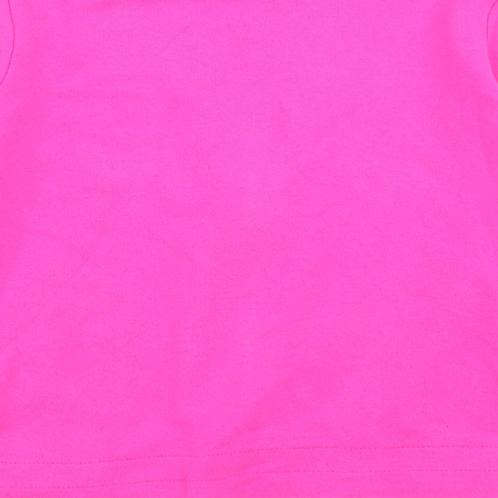 DECATHLON Girls Pink   Full Zip Jumper Size 8 Years