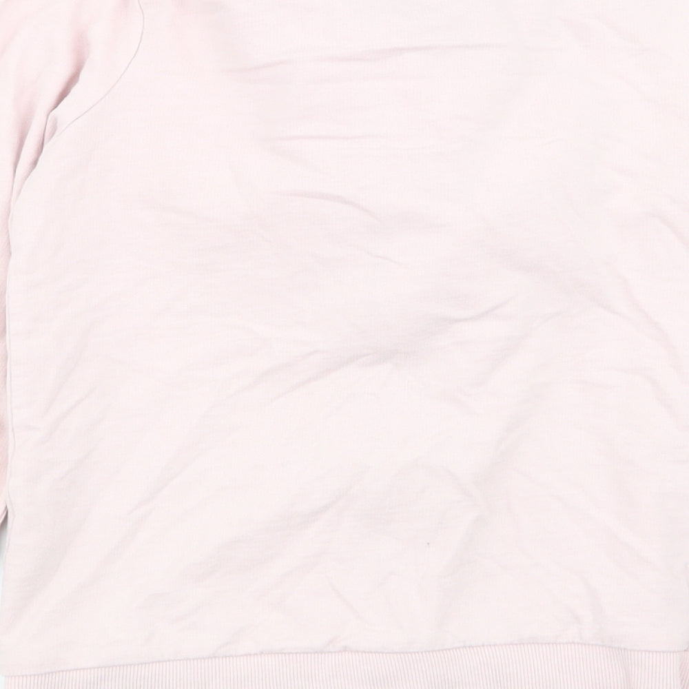 M&Co Girls Pink   Full Zip Jumper Size 9-10 Years