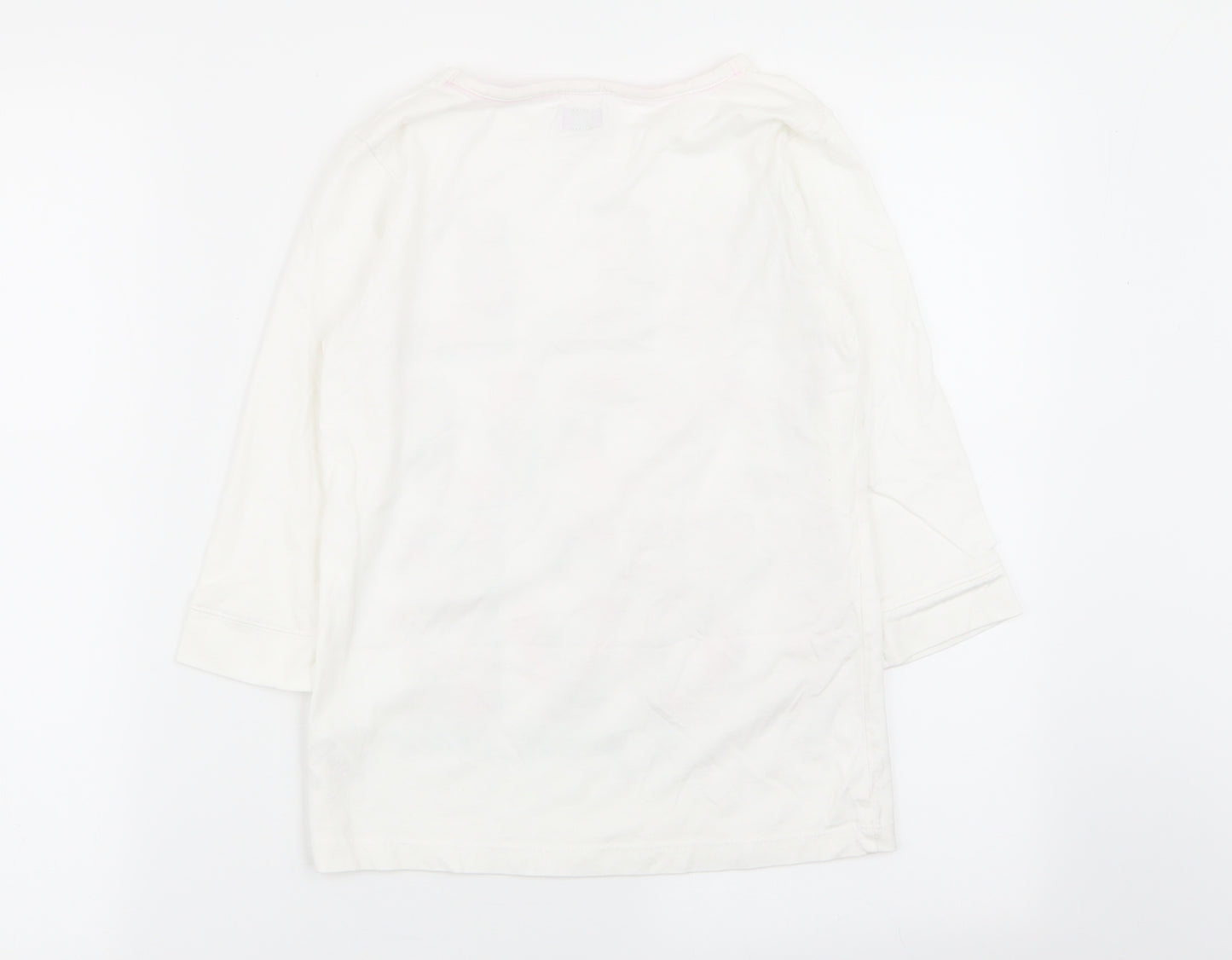 F&F Girls White   Basic T-Shirt Size 11-12 Years