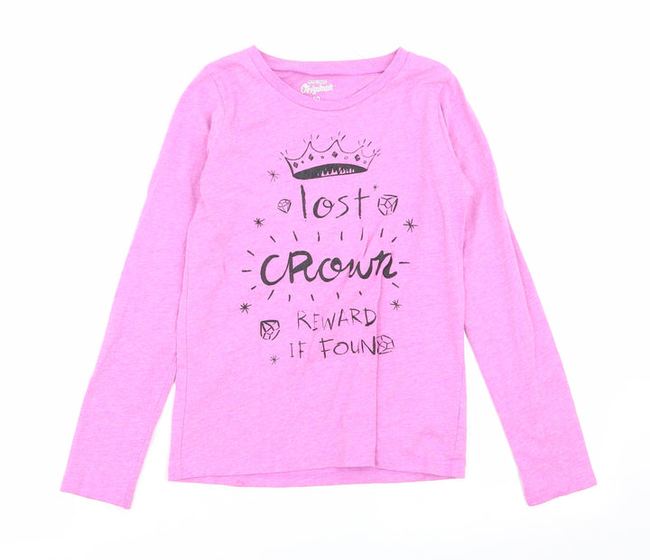 originals Girls Pink   Basic T-Shirt Size 10 Years