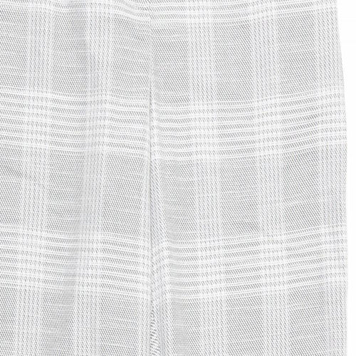 H&M Womens Multicoloured Check  Trousers  Size 12 L31 in