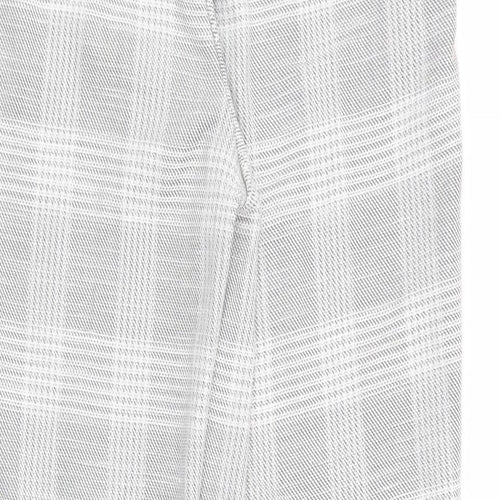 H&M Womens Multicoloured Check  Trousers  Size 12 L31 in