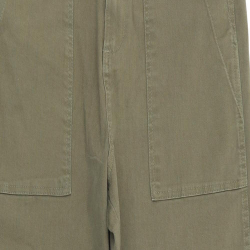 M&S Womens Green   Cropped Jeans Size 14 L25 in