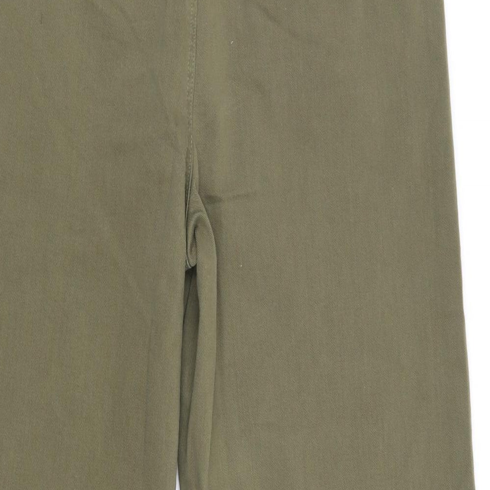 M&S Womens Green   Cropped Jeans Size 14 L25 in