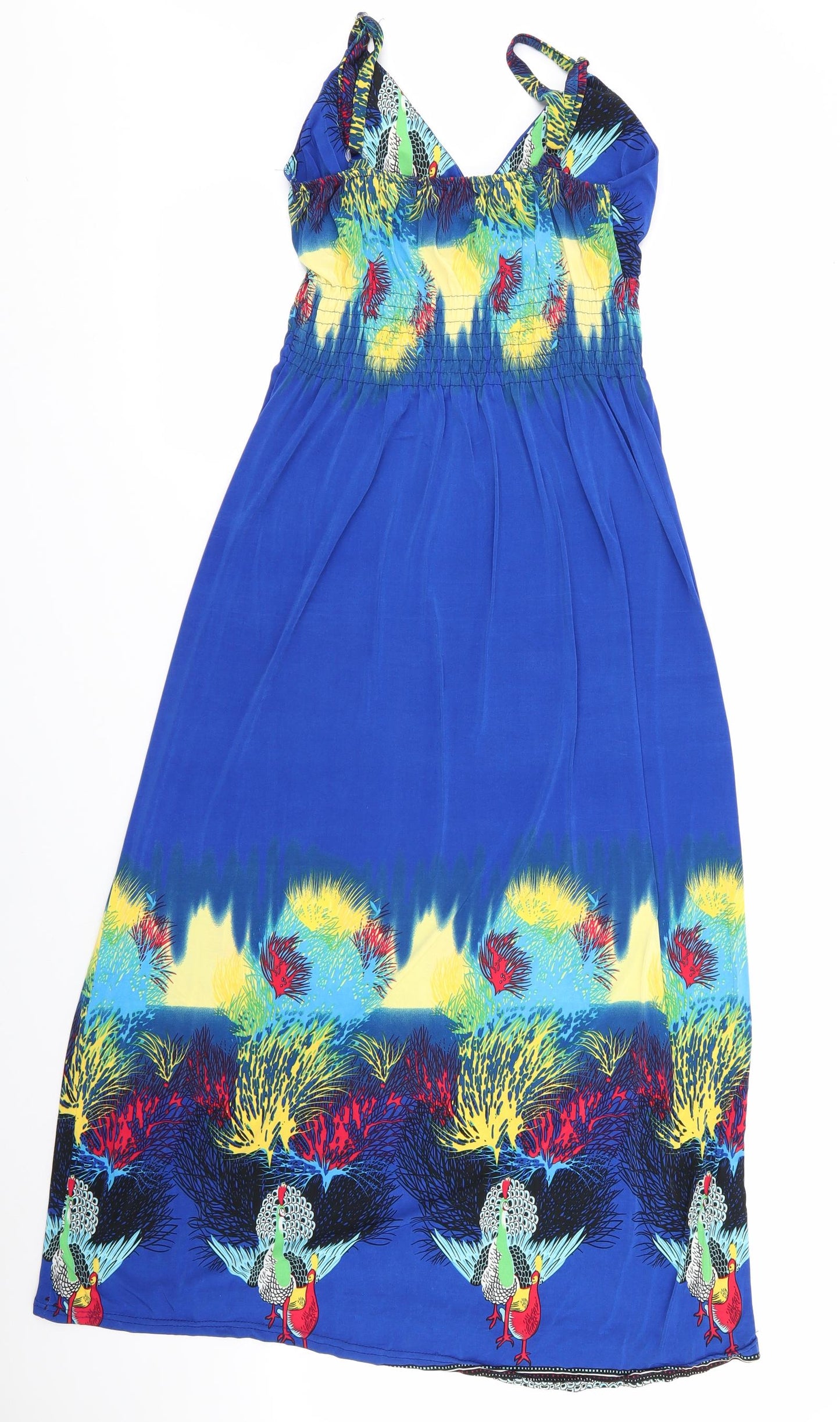 cien de oro Womens Multicoloured Animal Print  Fit & Flare  Size M  - Size M/L
