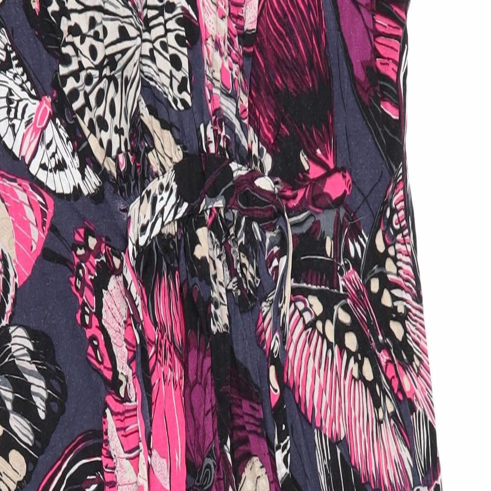 French Connection Womens Multicoloured Geometric  Fit & Flare  Size 12