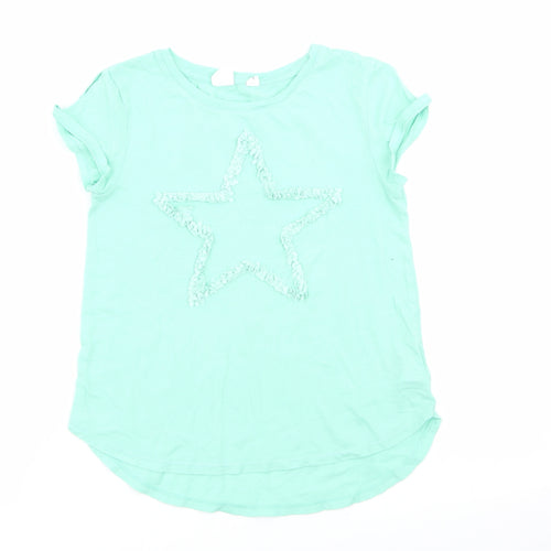 Gap Girls Green   Basic T-Shirt Size 8 Years