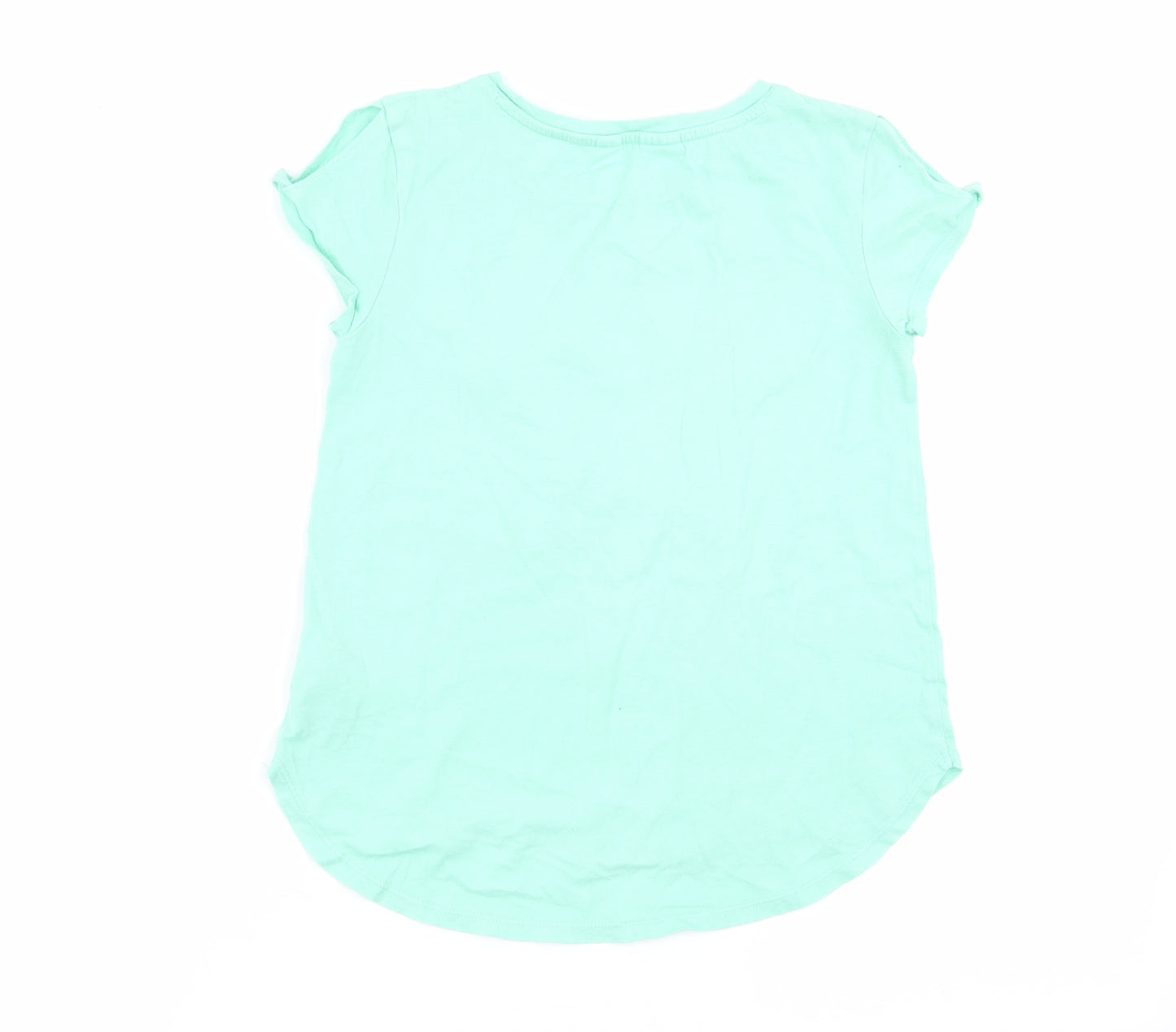 Gap Girls Green   Basic T-Shirt Size 8 Years
