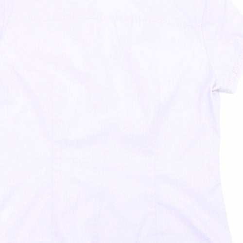 M&S Womens Purple   Basic Button-Up Size 10