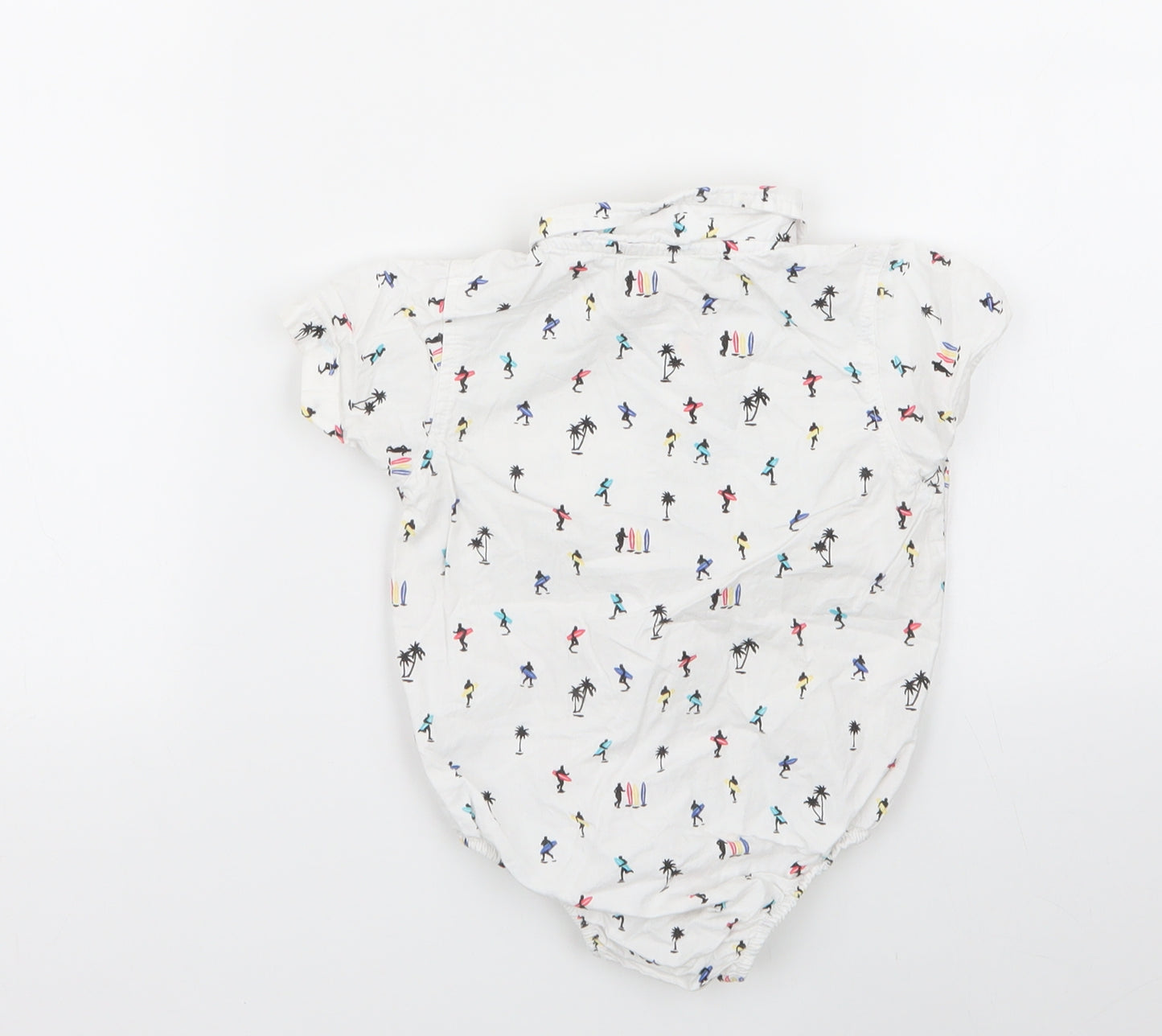 Jack & Lily Baby Multicoloured Geometric  Babygrow One-Piece Size 12-18 Months