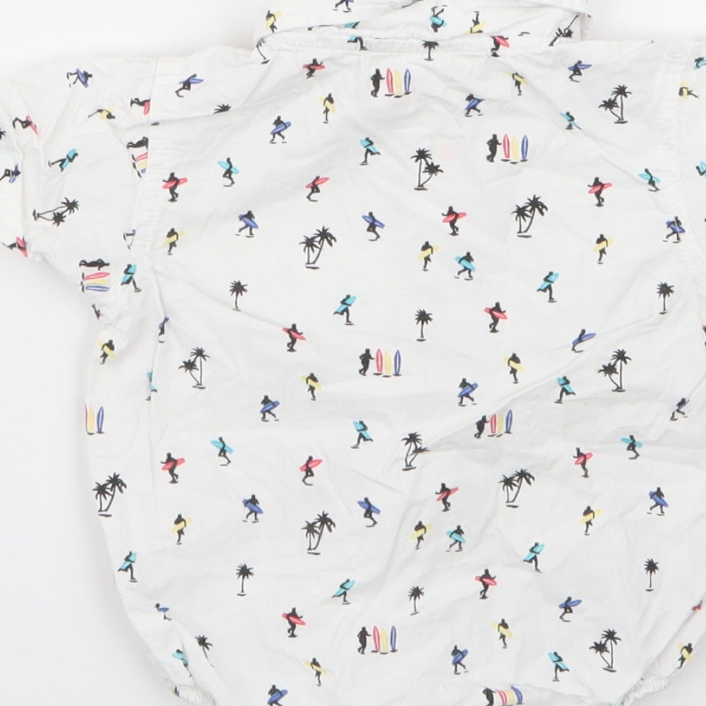 Jack & Lily Baby Multicoloured Geometric  Babygrow One-Piece Size 12-18 Months
