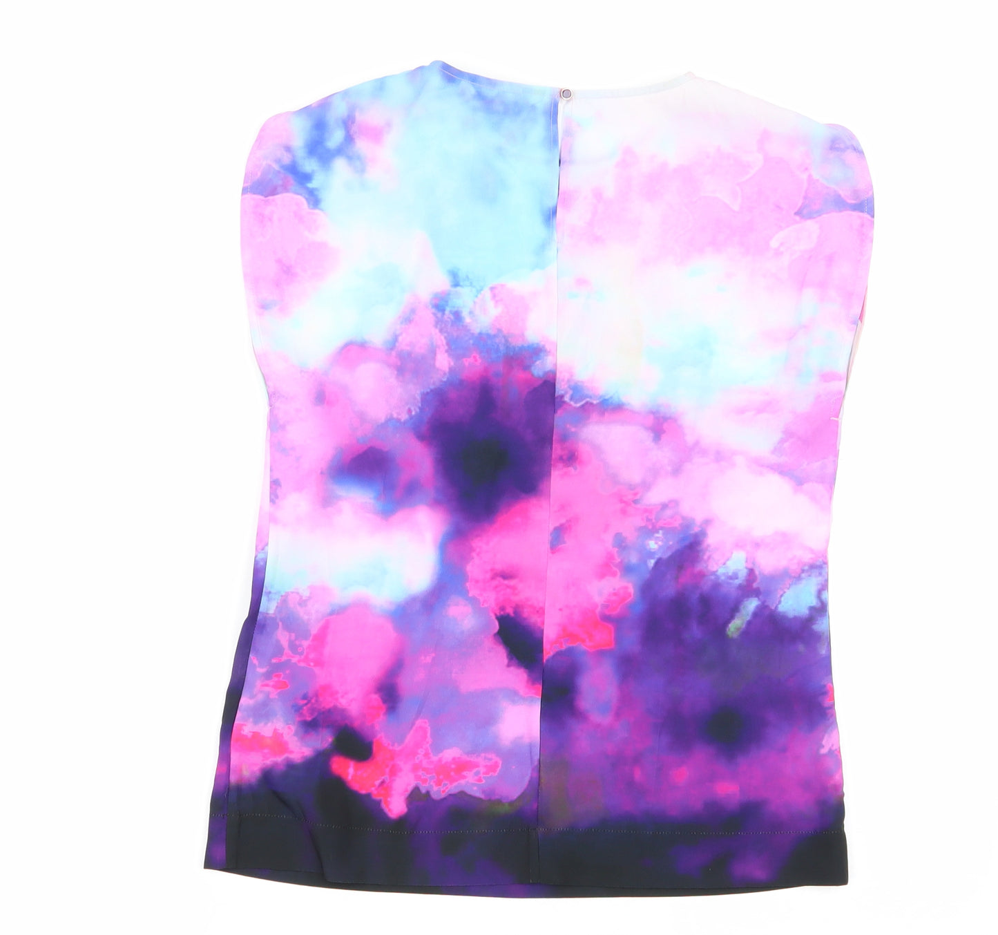 Ted Baker Womens Multicoloured Geometric  Basic Blouse Size S