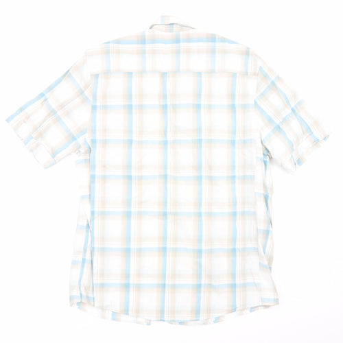 Asda George Mens Multicoloured Check   Button-Up Size M