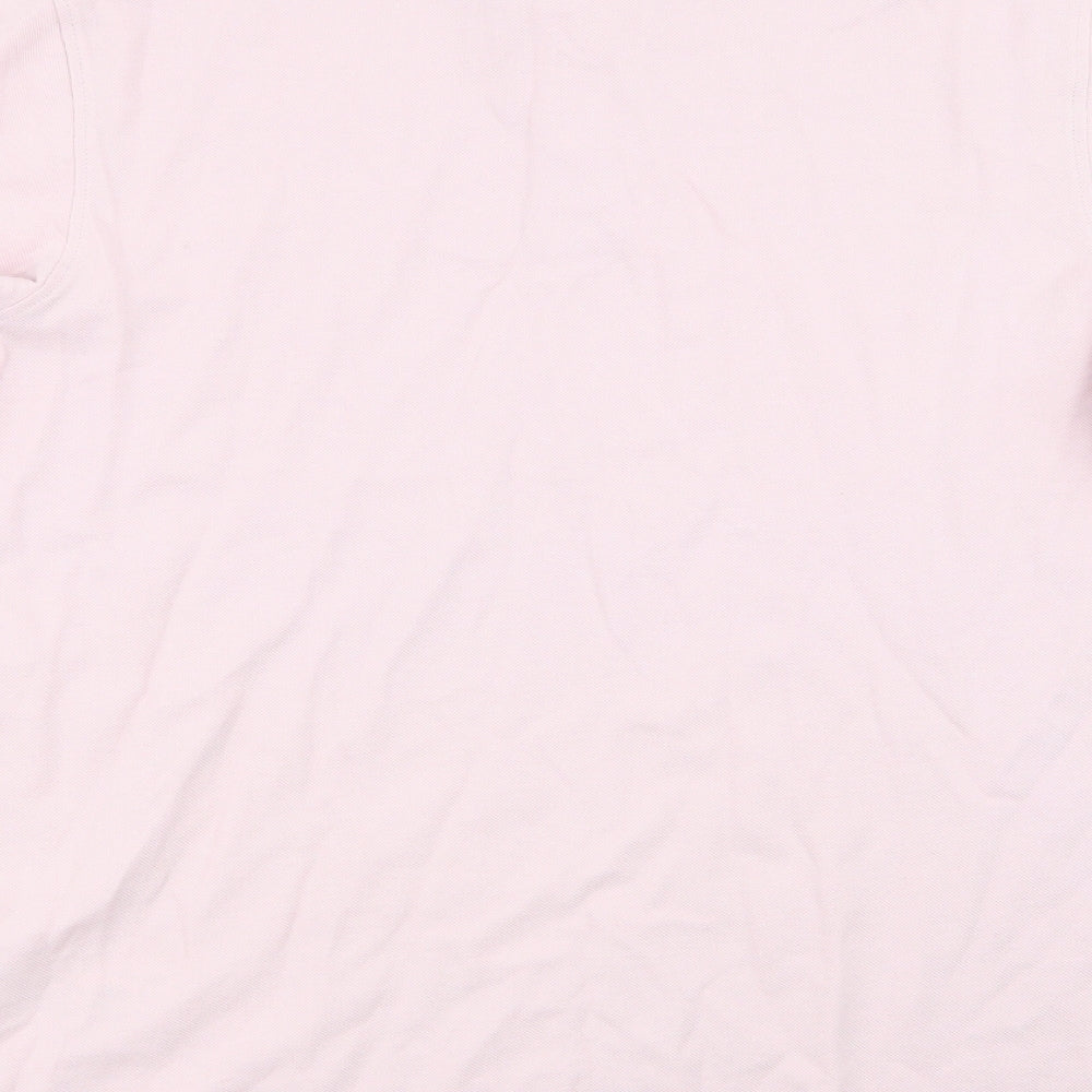 M&S Mens Pink    Polo Size M