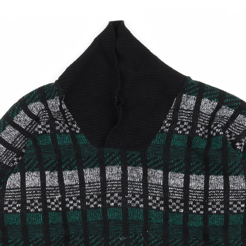 BHS Womens Multicoloured Check  Pullover Jumper Size 16