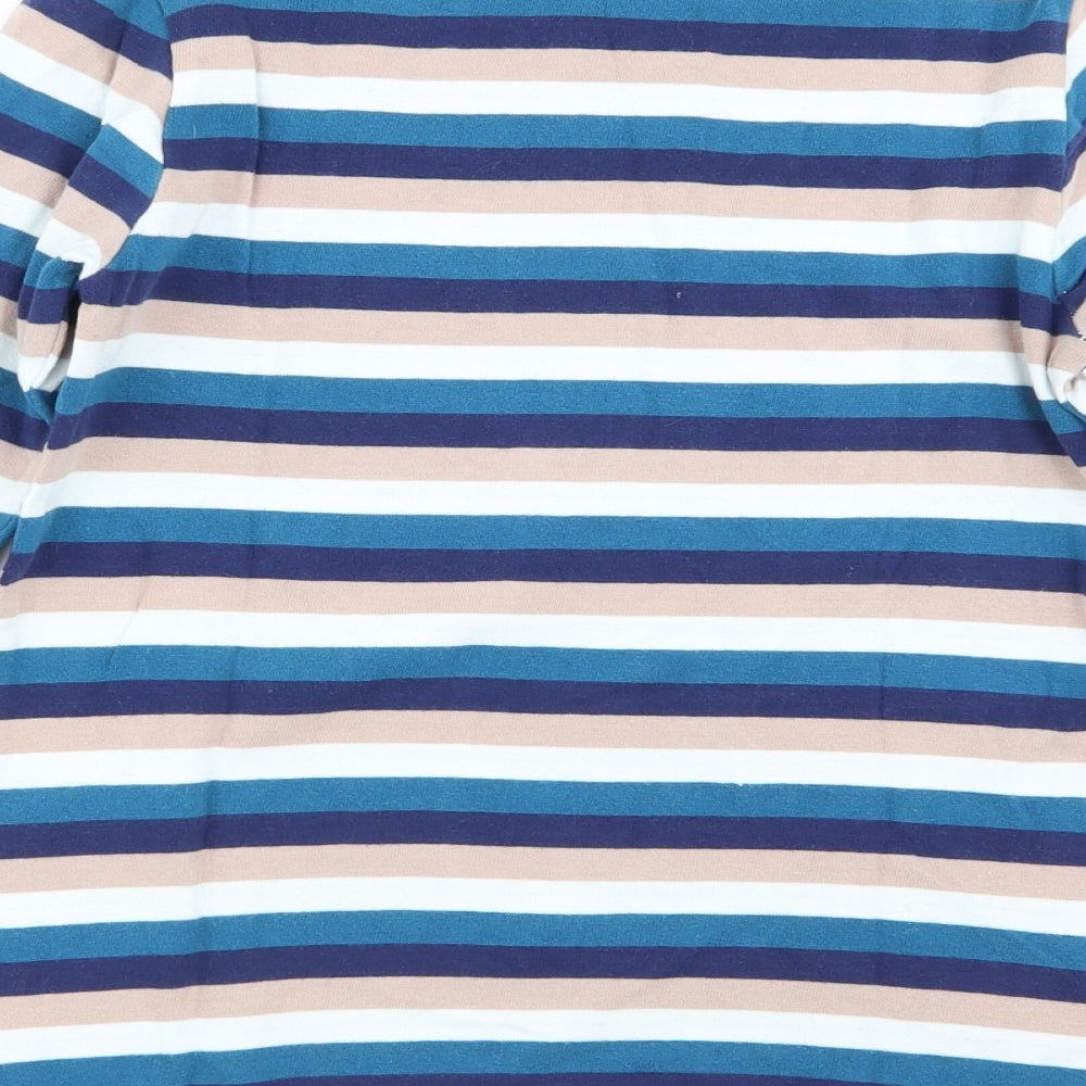 Crew Clothing Womens Multicoloured Striped  Basic T-Shirt Size 8