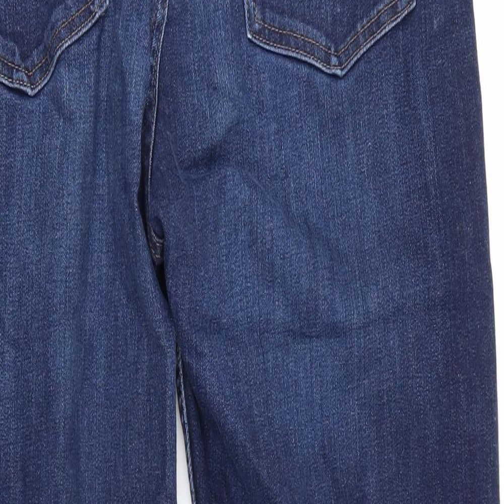 M&S Womens Blue   Straight Jeans Size 36 in L30 in