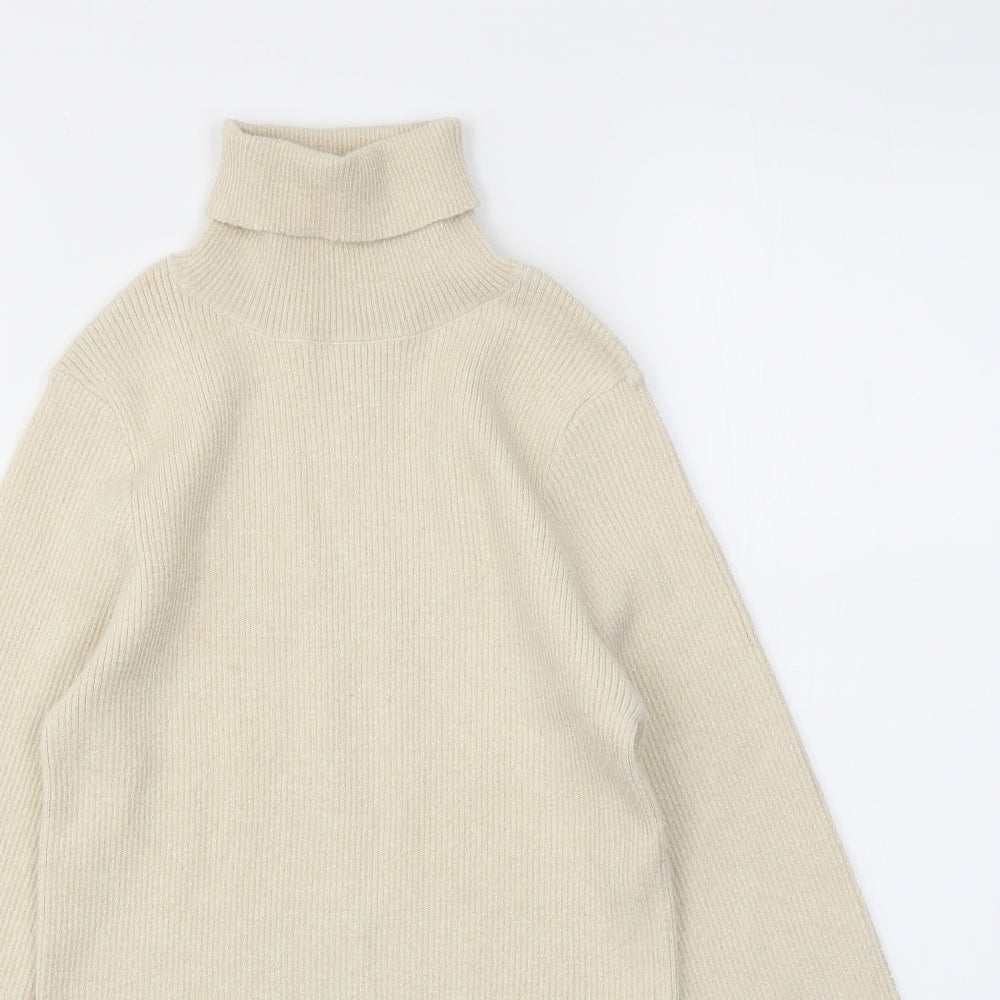 Primark Womens Gold   Pullover Jumper Size M