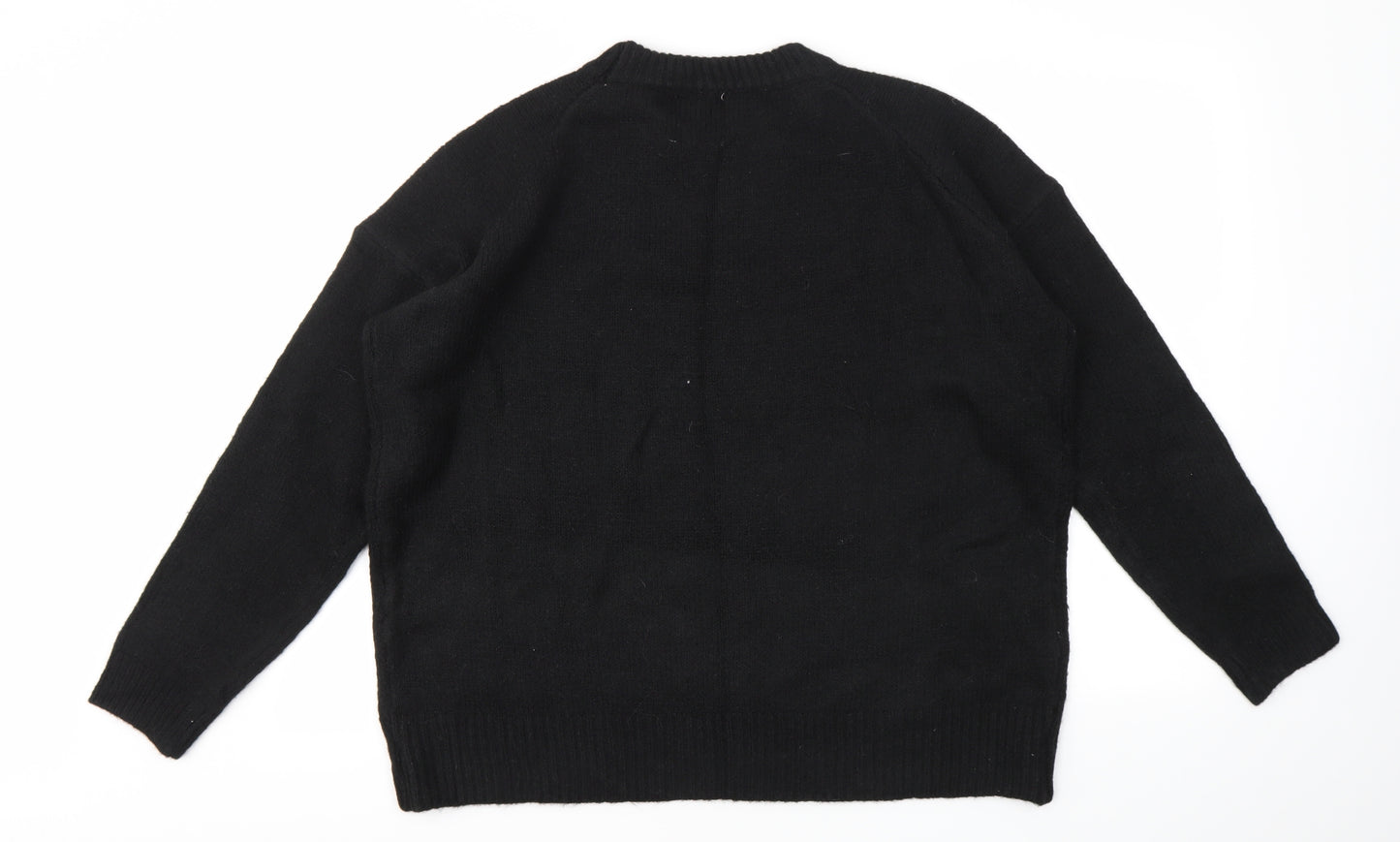 Preworn Womens Black   Pullover Jumper Size L
