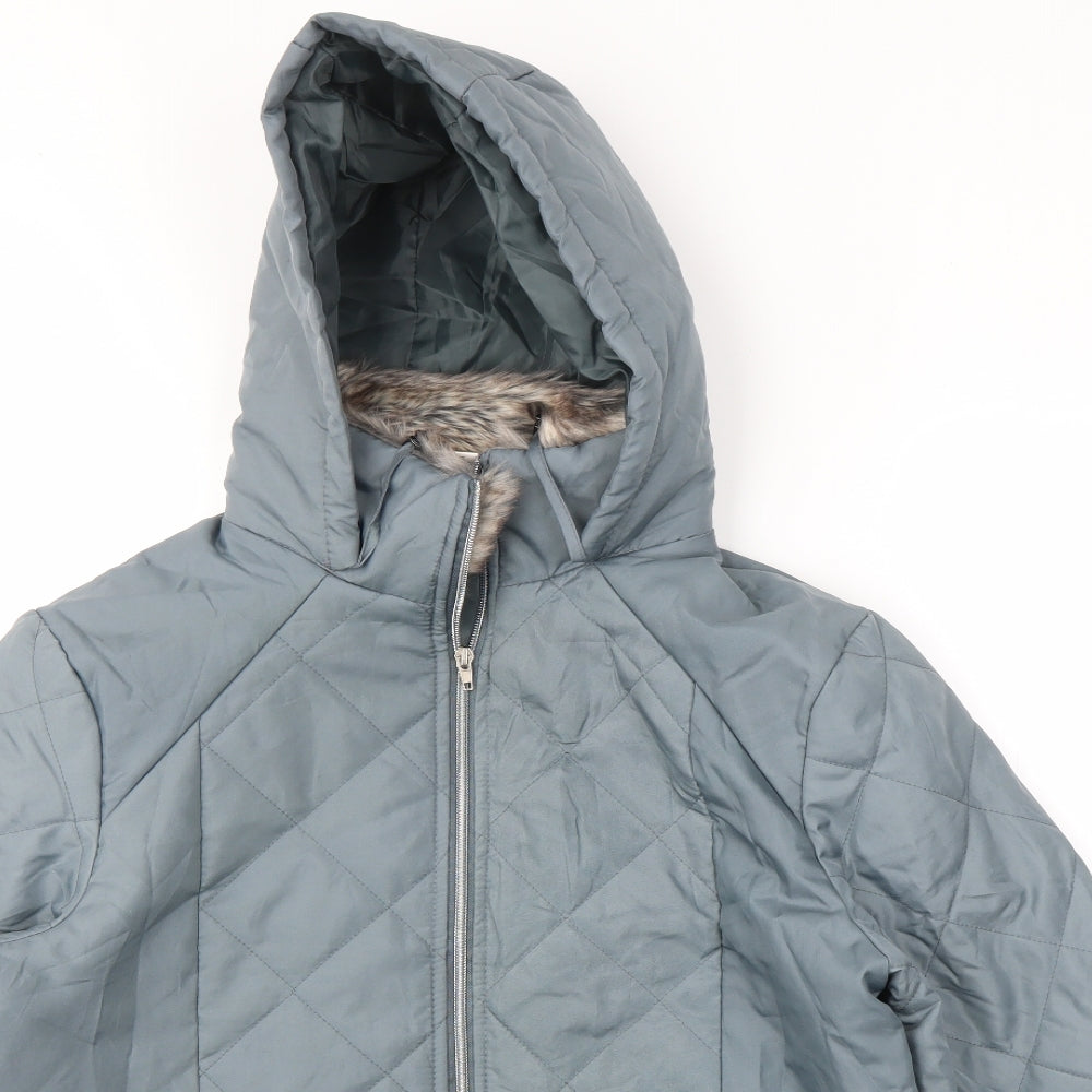 Preworn Womens Blue   Jacket Coat Size M