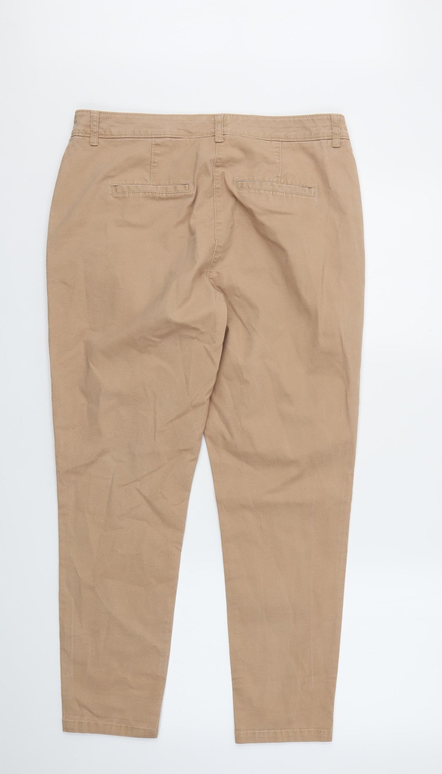 NEXT Womens Beige   Skinny Jeans Size 14 L27 in