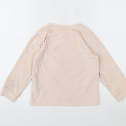 PRIMARK  Girls Pink Animal Print  Pullover Sweatshirt Size 5-6 Years