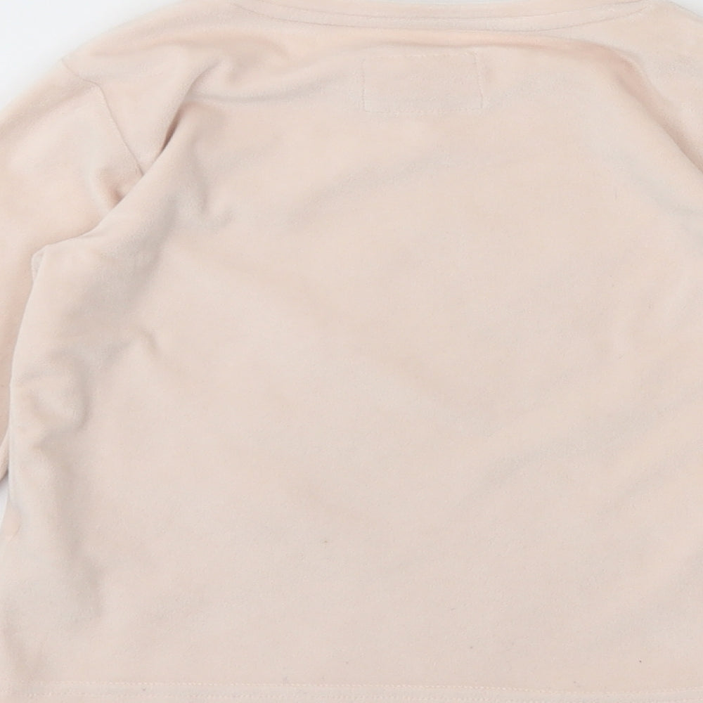 PRIMARK  Girls Pink Animal Print  Pullover Sweatshirt Size 5-6 Years