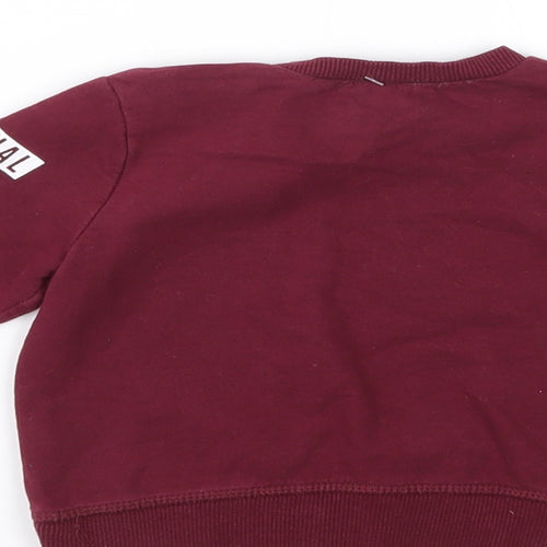 M Baby Red   Pullover Jumper Size 6-9 Months