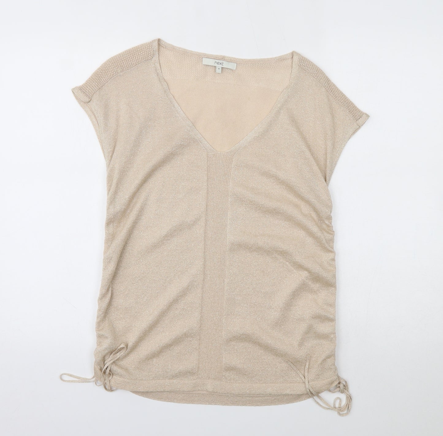 NEXT  Womens Gold   Basic T-Shirt Size 10