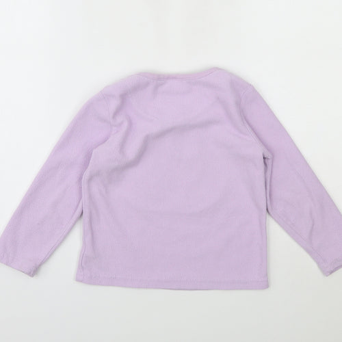 Primark Girls Purple Geometric  Top Pyjama Top Size 3-4 Years