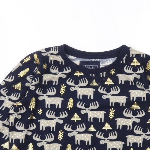 NEXT  Boys Blue Geometric   Pyjama Top Size 11 Years