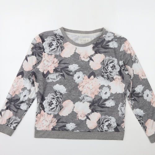 F&F  Womens Multicoloured Floral  Pullover Jumper Size S