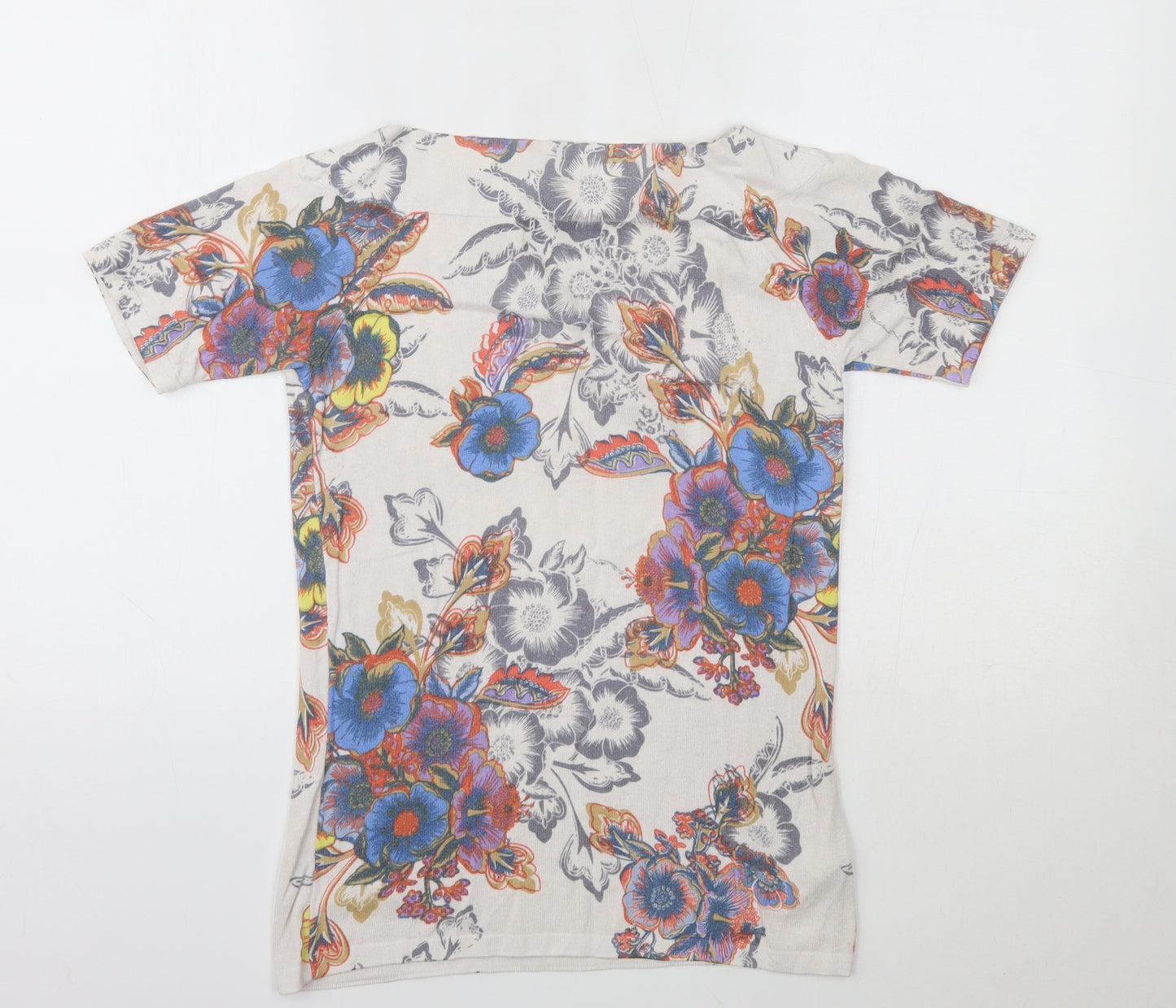 NEXT Womens Multicoloured Floral  Basic T-Shirt Size 6