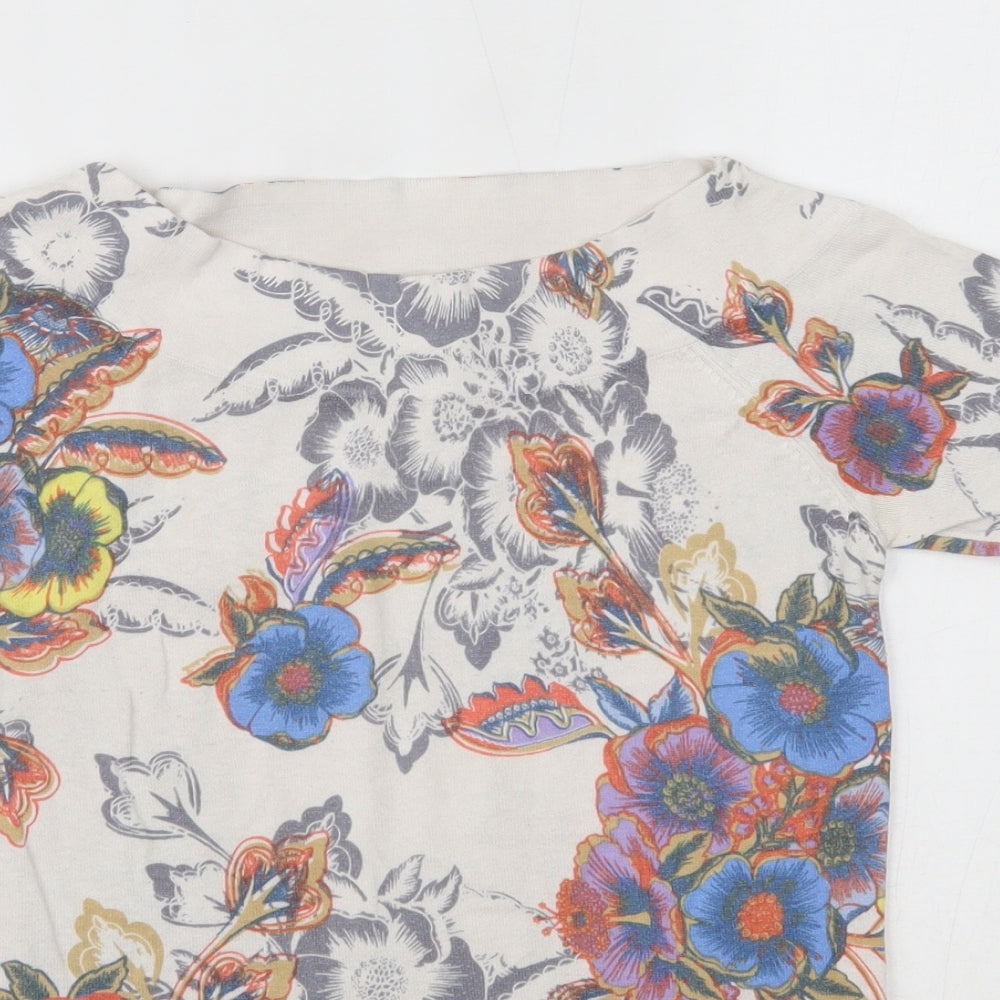NEXT Womens Multicoloured Floral  Basic T-Shirt Size 6