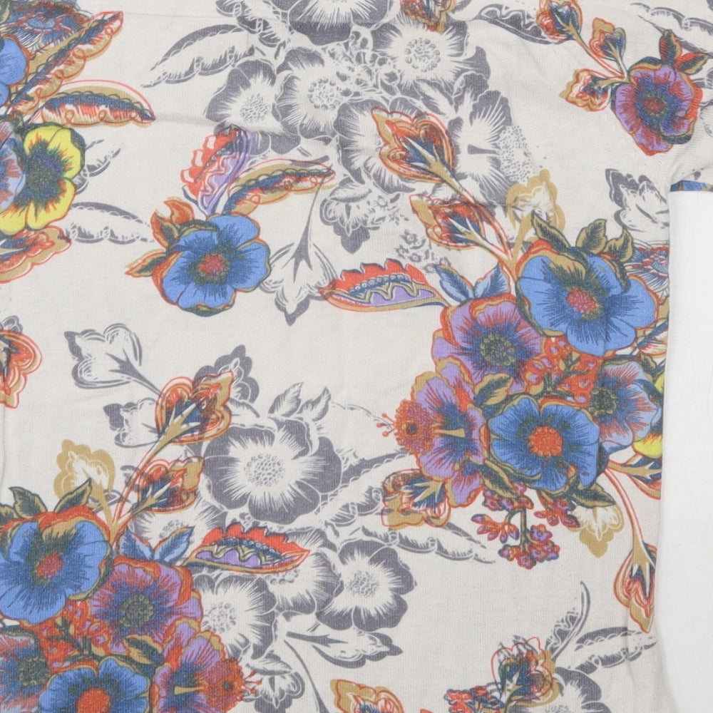 NEXT Womens Multicoloured Floral  Basic T-Shirt Size 6