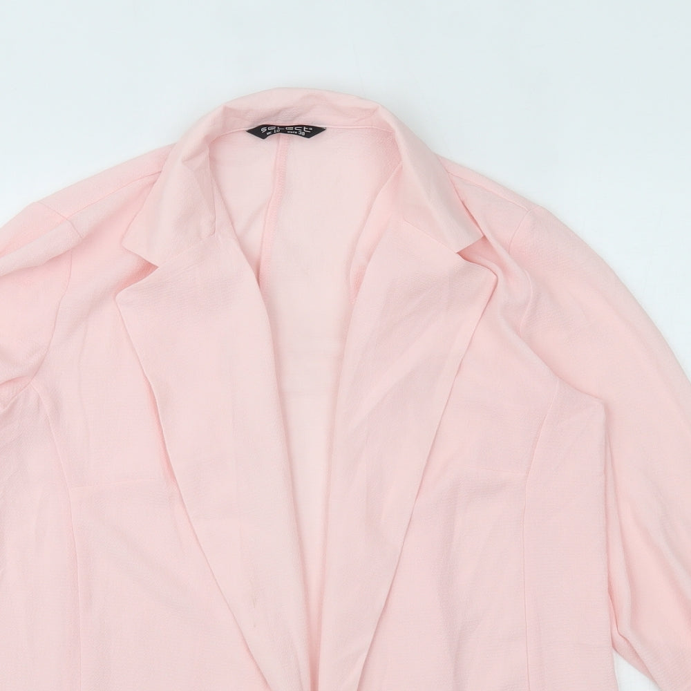 Select Womens Pink   Jacket Blazer Size 10