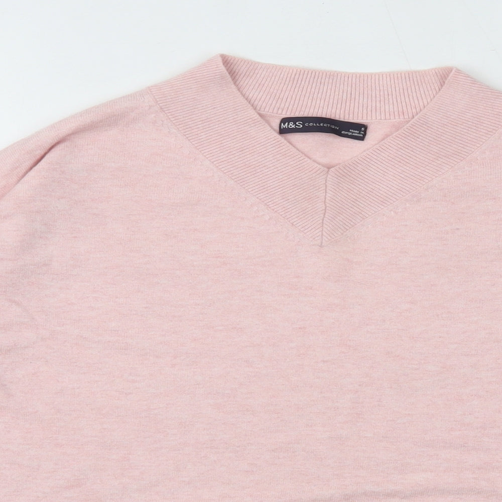 M&S Womens Pink   Pullover Jumper Size S