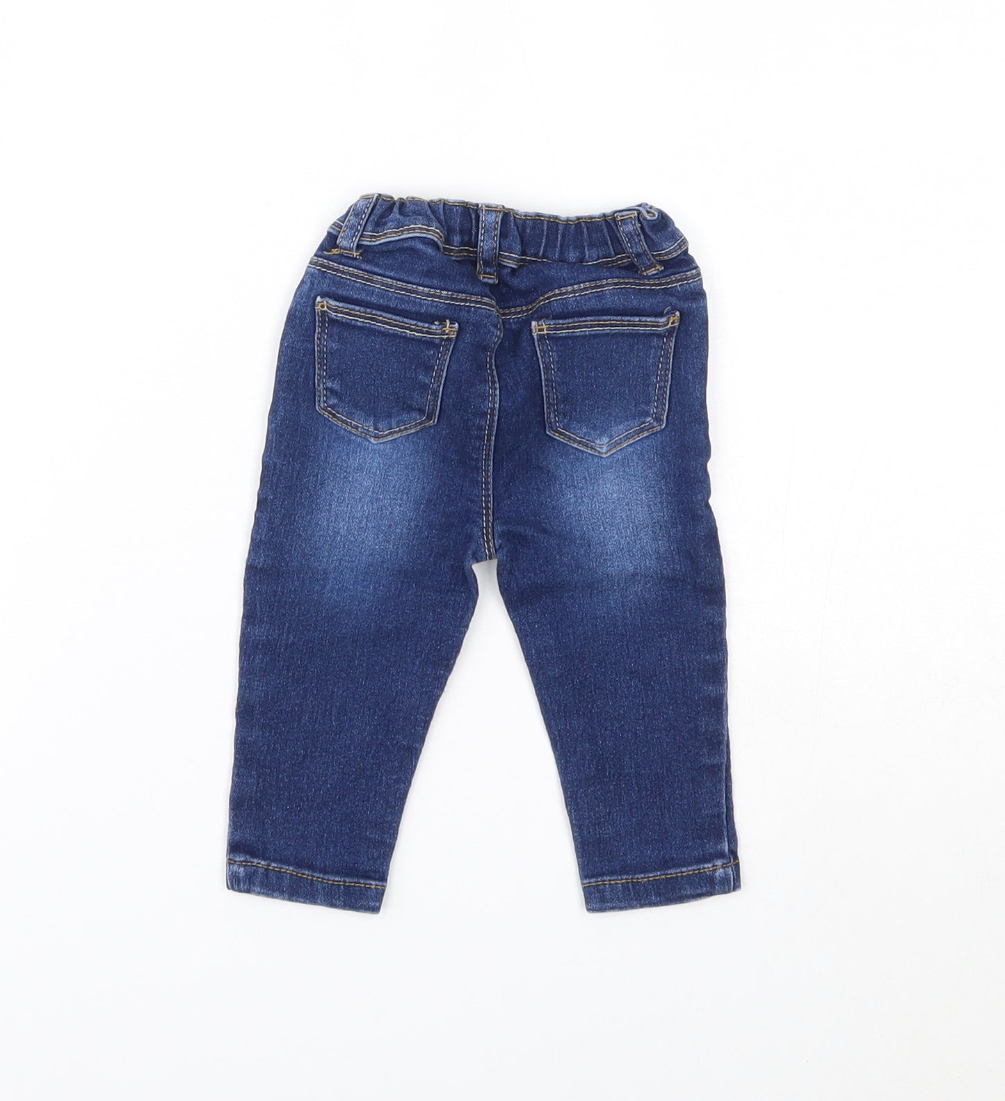 BABY GILR  Girls Blue   Capri Jeans Size 6-9 Months