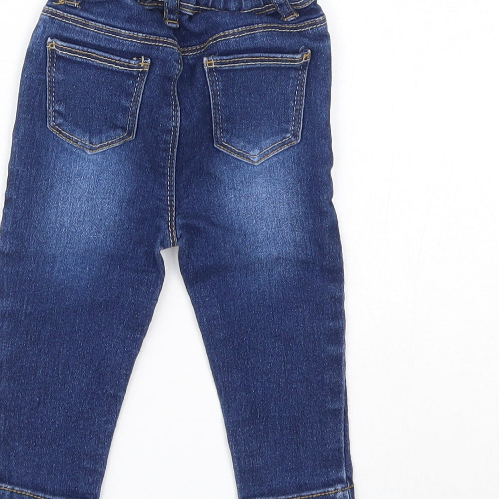BABY GILR  Girls Blue   Capri Jeans Size 6-9 Months