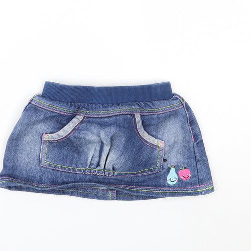 George Girls Blue   Flare Skirt Size 6-9 Months