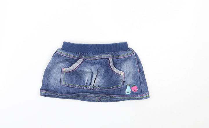 George Girls Blue   Flare Skirt Size 6-9 Months