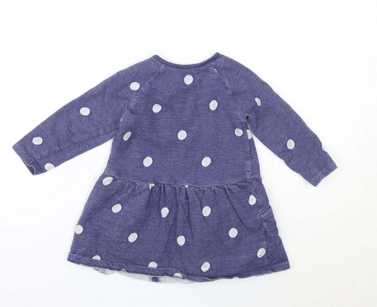 NUTMEG  Girls Blue   Fit & Flare  Size 9-12 Months