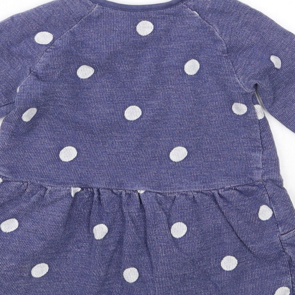 NUTMEG  Girls Blue   Fit & Flare  Size 9-12 Months