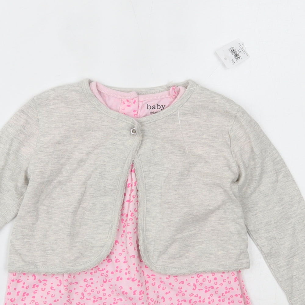 M&CO  Girls Multicoloured Geometric  Fit & Flare  Size 12-18 Months
