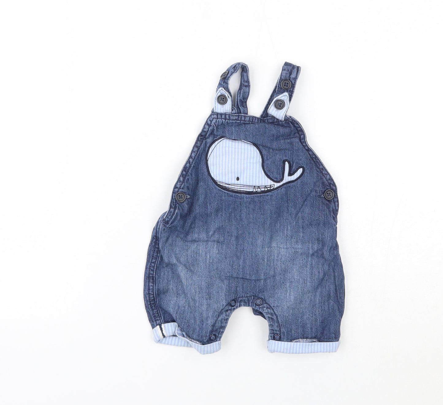 NEXT Boys Blue   Babygrow One-Piece Size 0-3 Months