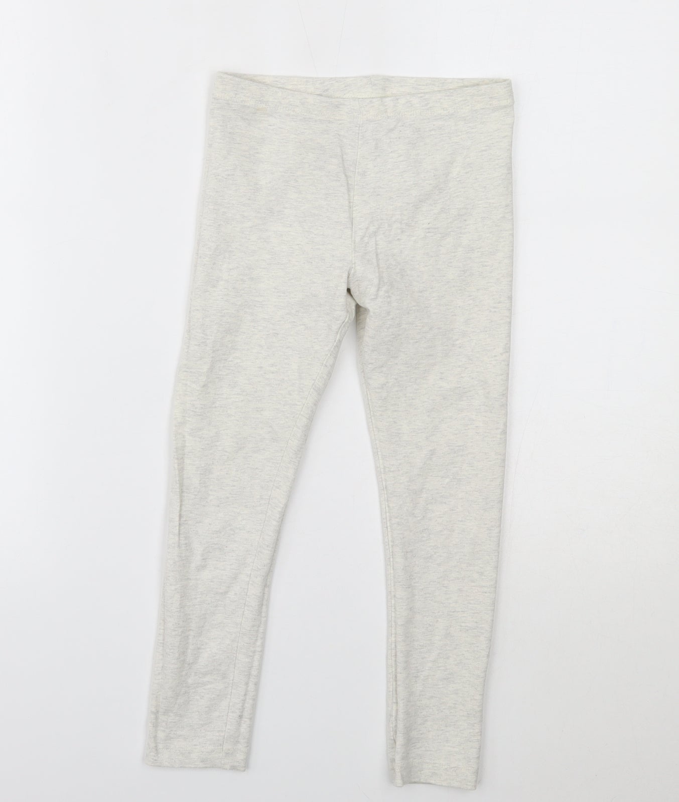 M Girls Grey Ikat  Jegging Trousers Size 7 Years