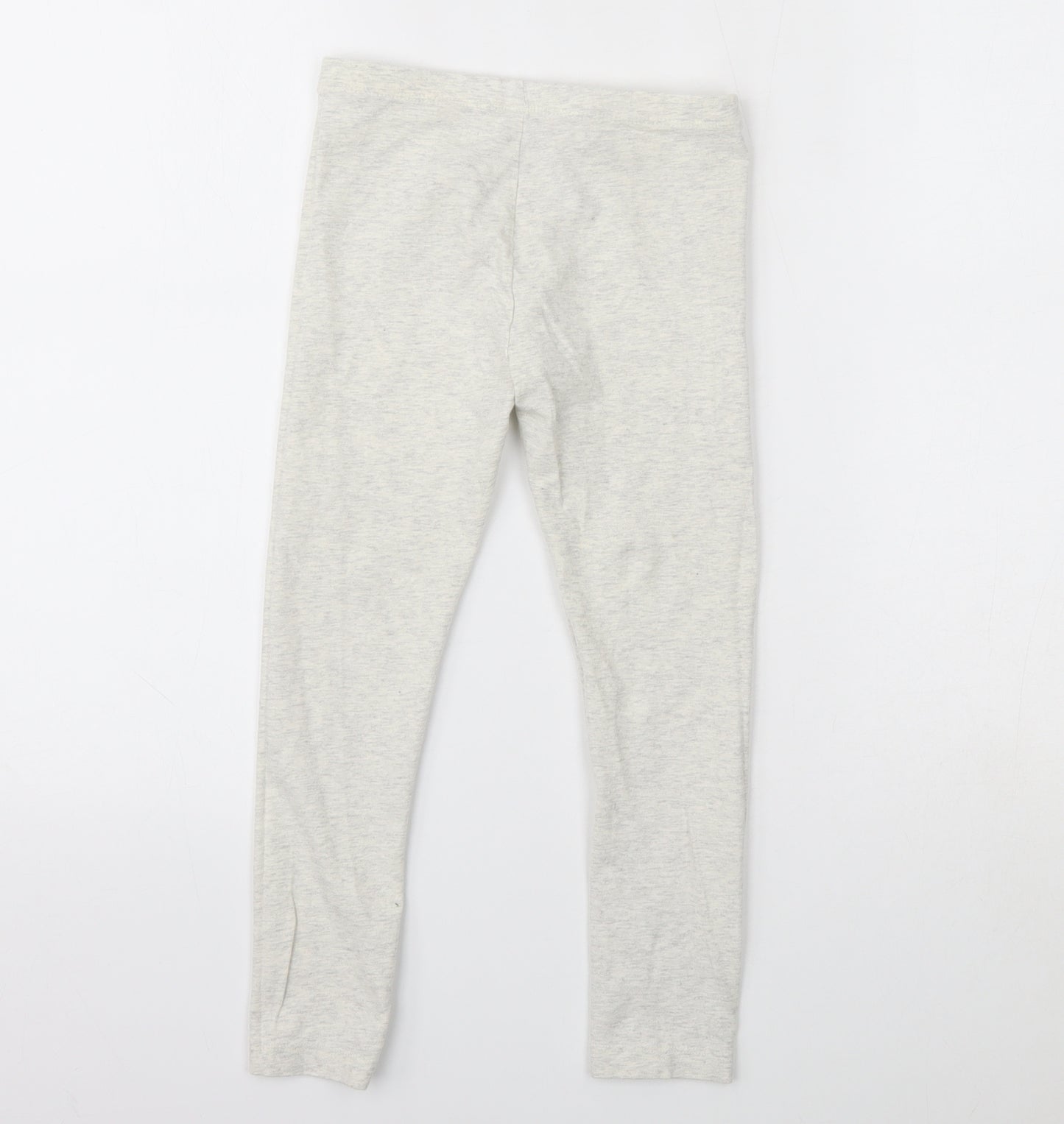 M Girls Grey Ikat  Jegging Trousers Size 7 Years