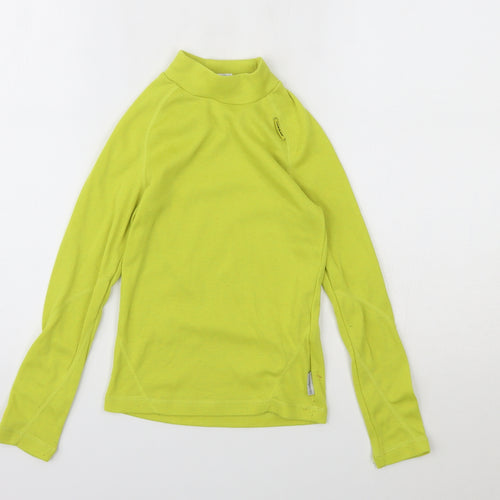 DECATHLON Boys Green   Basic T-Shirt Size 8 Years