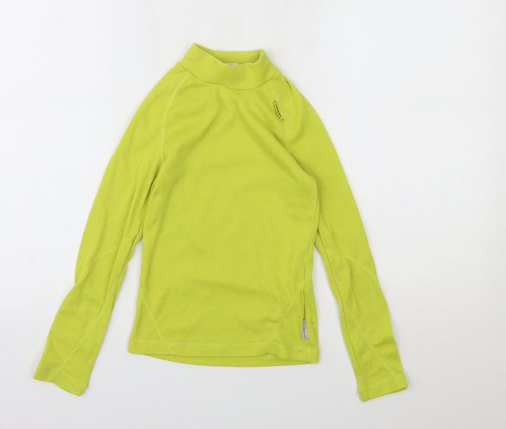 DECATHLON Boys Green   Basic T-Shirt Size 8 Years